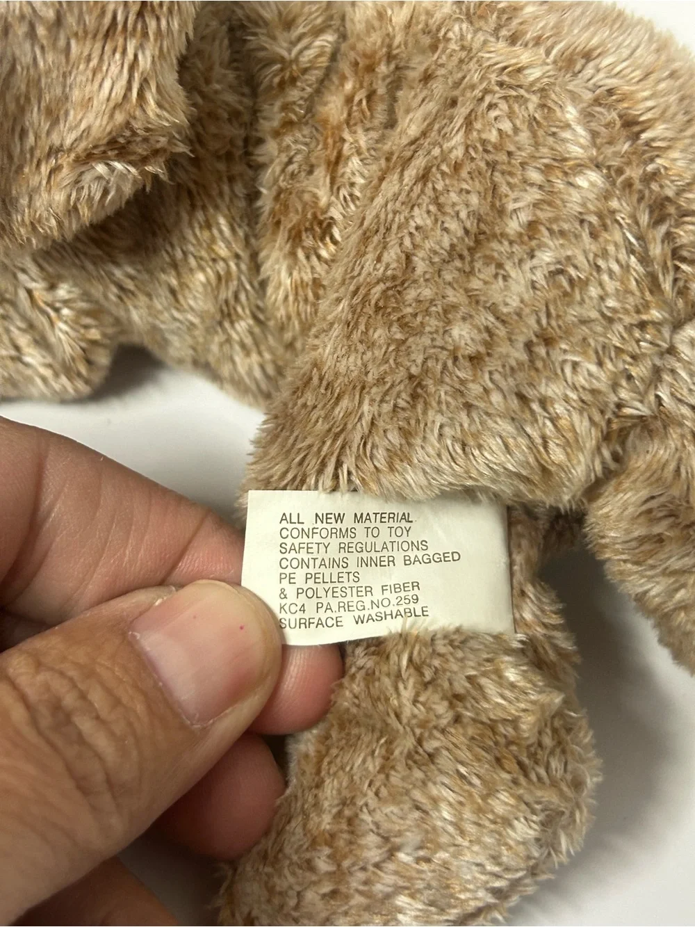 Russ Browning Pets Light Brown Puppy Dog 7” Plush Stuffed Animal Vintage  Good p